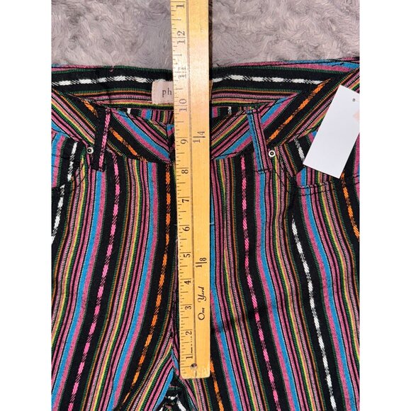 Philosophy Multicolor Striped Womens Pants Size 6 - Picture 5 of 6